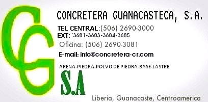 Concretera Guanacasteca, S.A
