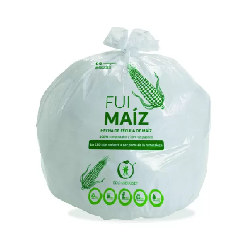 Bolsa de Basura Fecula de Maiz de 10L X 100 unid