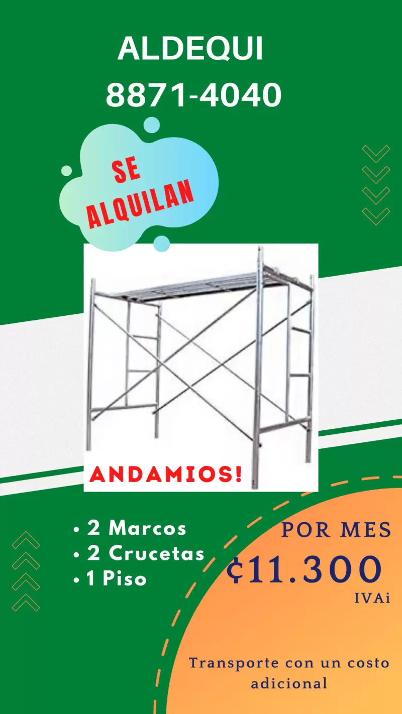 Alquiler de andamios