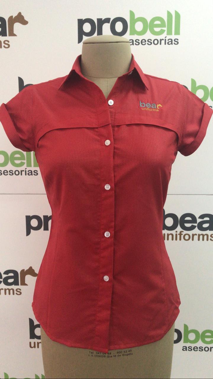 Pax 12u. Camisa Blusa Columbia - imagen 3