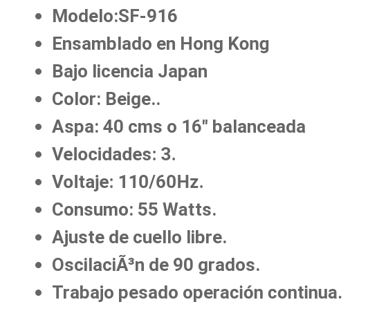 Abanico de Pie 16 - imagen 2