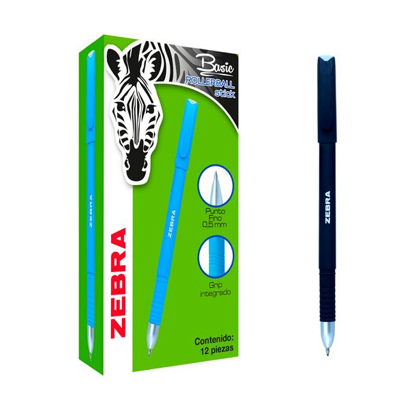 BOLIGRAFO ZEBRA GEL BASIC NEGR