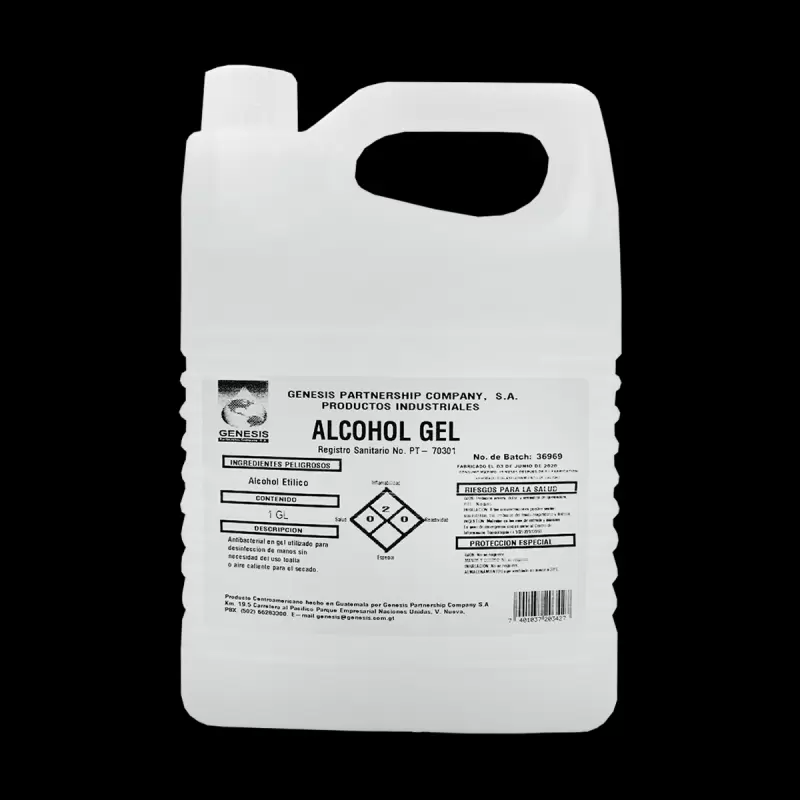 ALCOHOL EN GEL 70% - 1 GALÓN