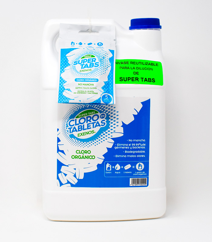 Super tabs Galon y Sachet 5 un