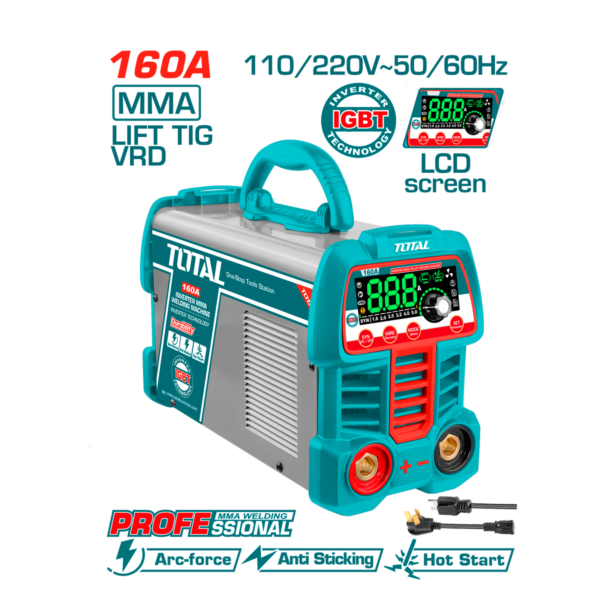 MÁQUINA SOLDAR TOTAL INVERTER MMMA-TIG 160A