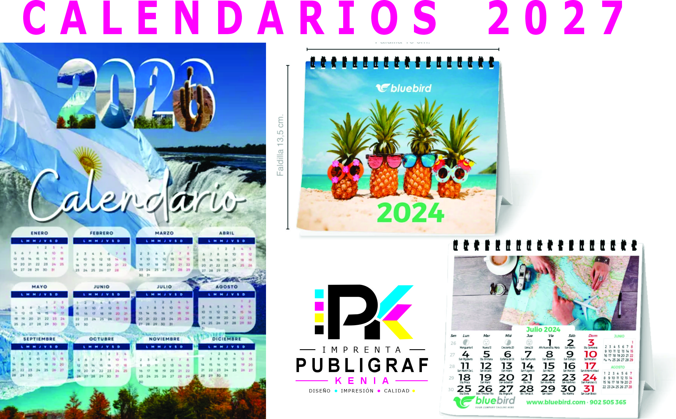 Calendarios Corporativos e Institucionales 2027 - Impresión en Alta Calidad - imagen 3