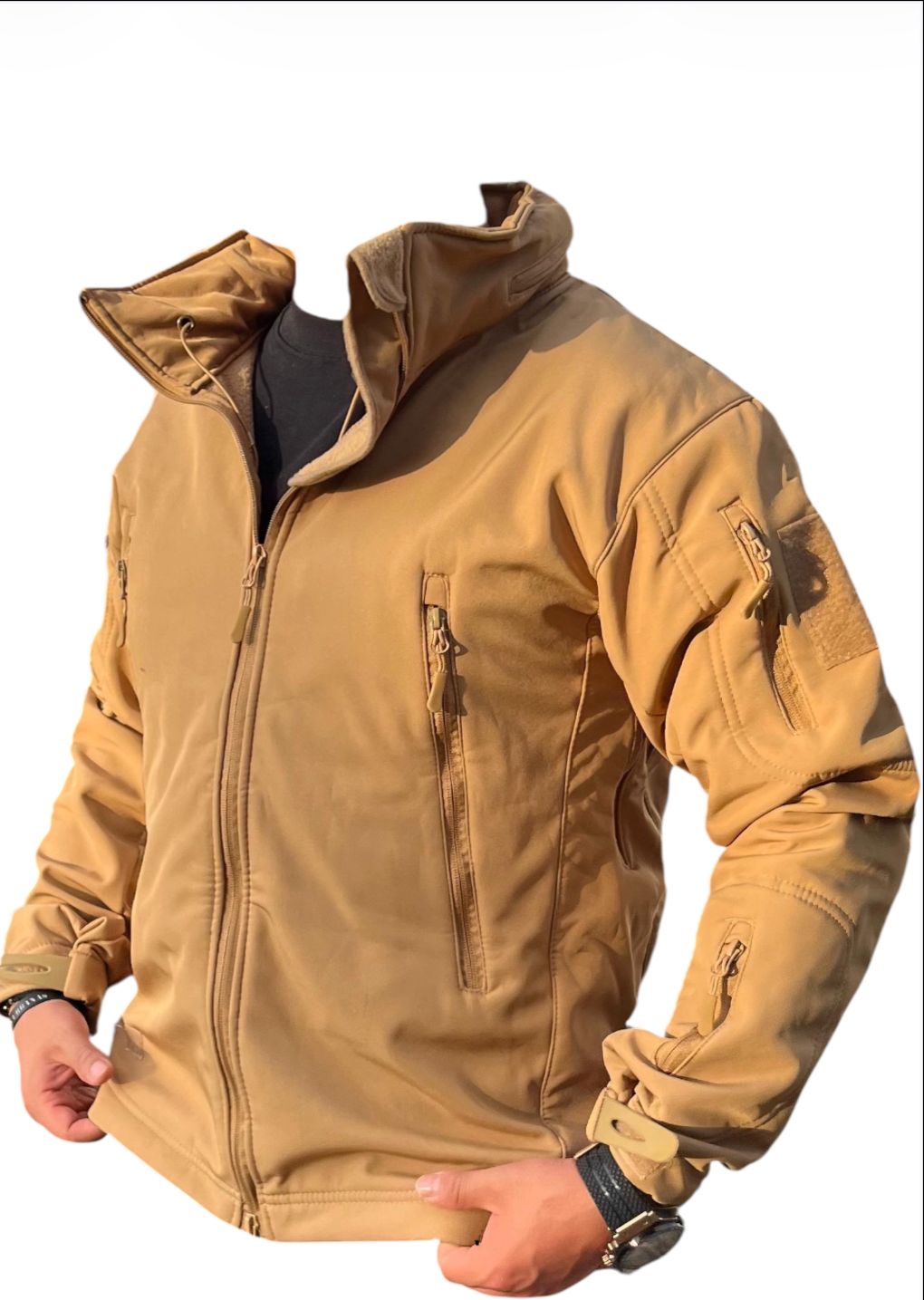 Chaqueta táctica piel de tiburón - imagen 3
