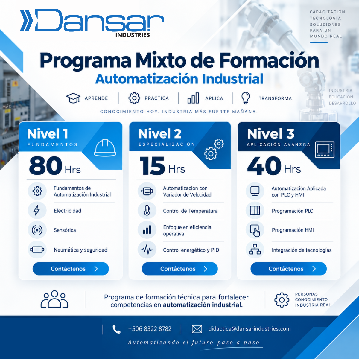 Programa Mixto de Formación en Automatización Industrial