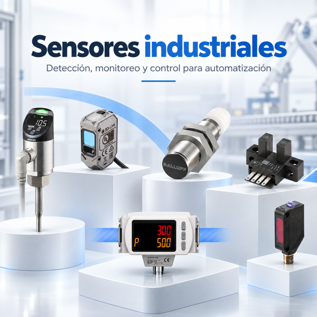 Sensores industriales para automatización