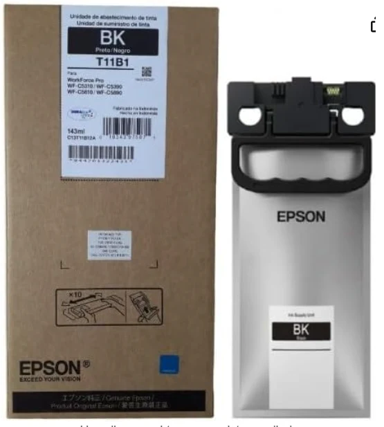 Tinta Original Epson Negro Alto Rendimiento T11B1 (T11B120-AL)