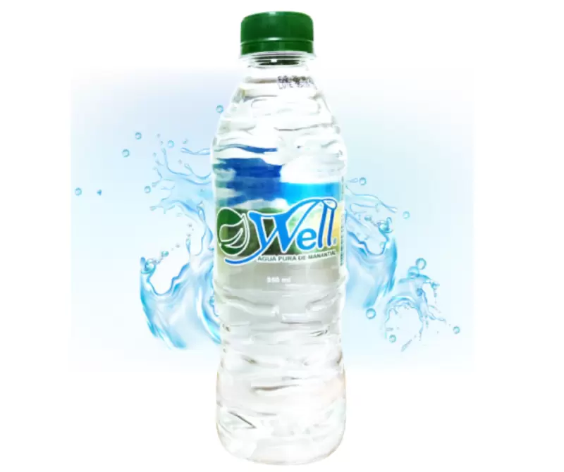 Agua de manantial 350 mL plana